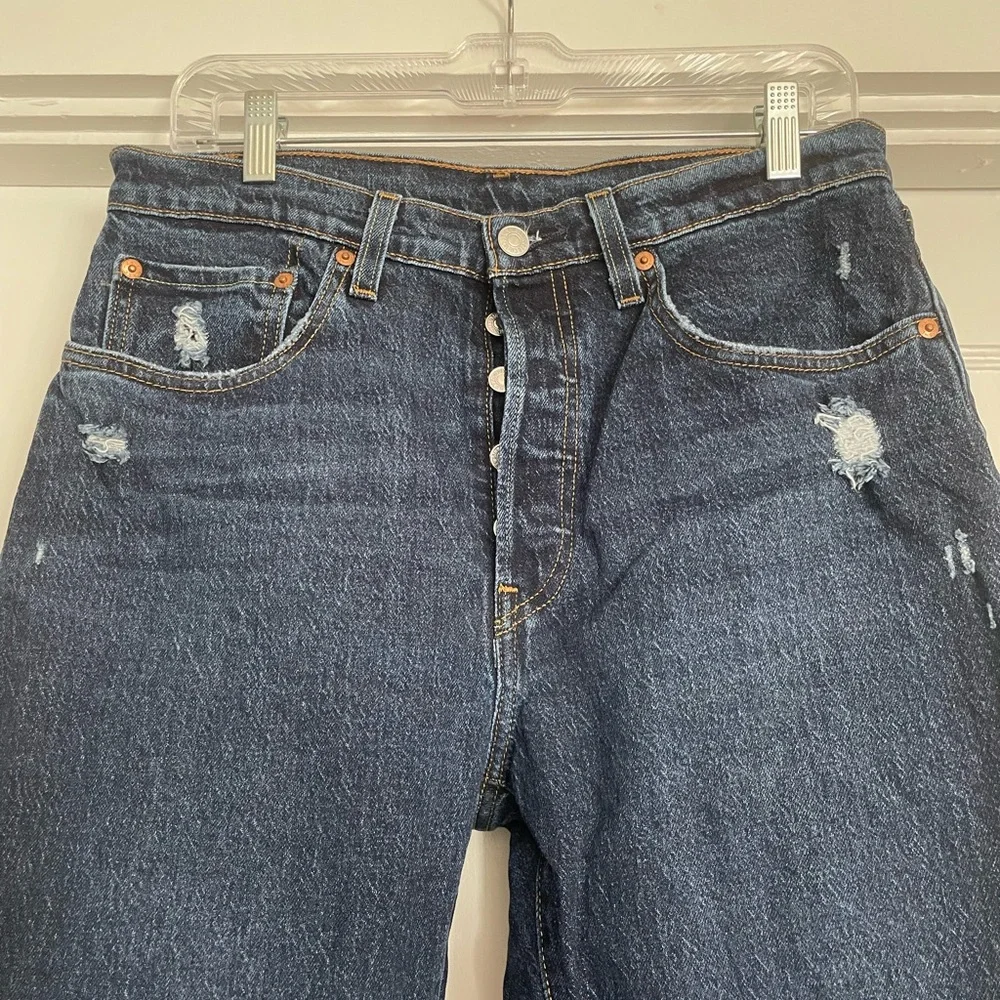 Levi’s 501 Crop Jeans Ss 30 - Picture 4 of 11